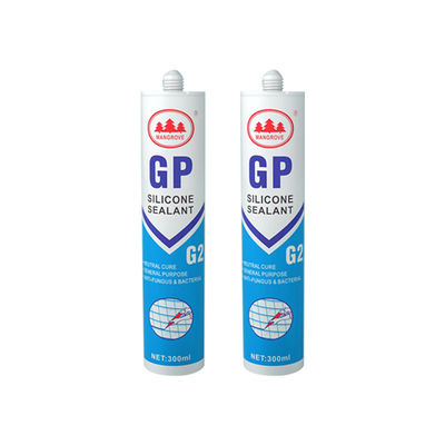 Ứng dụng kết dính tốt Universal Acid Silicone Sealant Adhesives Màu đen trắng