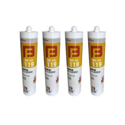 Nhiệt độ cao màu đỏ có khả năng cháy Silicone Sealant Kháng ozone 590ml