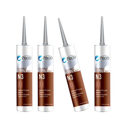 300ml Black Paste Waterproof Neutral Silicone Adhesive cho kính chắn gió cấu trúc