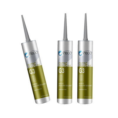 Hình minh bạch Acetic Cure Silicone Sealant 300ml Glass Aluminum Nhà bếp Nhà tắm