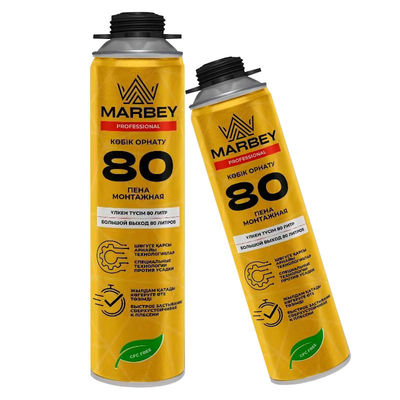 Tùy chỉnh chống nhiệt polyurethane bọt phun 750Ml cửa sổ cửa sổ caulking