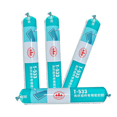 OEM chống nắng tấm pin mặt trời silicone Sealant màu đen 600ml cho các mô-đun PV