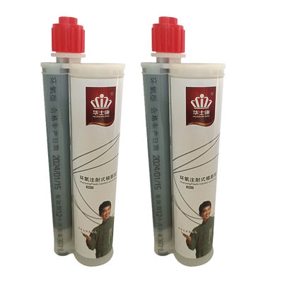 Rebar trồng hóa học ăng ốc kết dính 360ml 5: 1 Xám Đỏ Màu tổng hợp