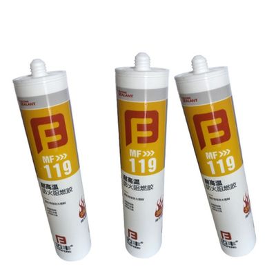 Nhiệt độ cao silicone chống cháy Sealant màu trắng 350 Fire Stop