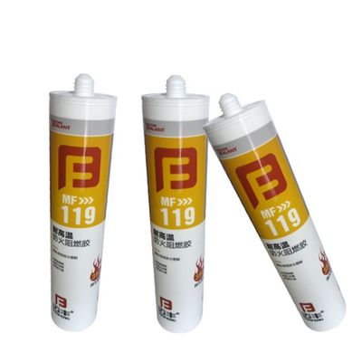 Glass Gap Fireproof Sealant Dẻo lỏng trung tính Curing Kháng thời tiết