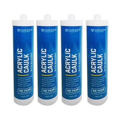 Thiết bị niêm phong Acrylic silicon hóa loại xây dựng màu trắng 9009-54-5