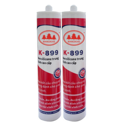 Khô nhanh Tấm kín tường 100% silicone Tunk Waterproof Sealant trắng