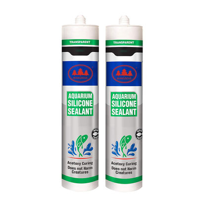 Acetoxy Cure Powful Không gây hại sinh vật Sealant Transparent Aquarium Tunk Glass Sealant