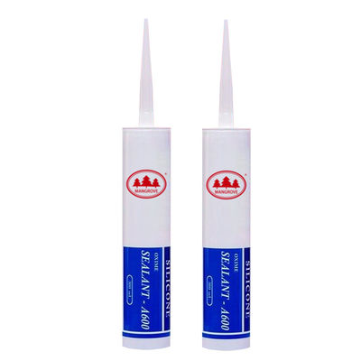Acid silicone Sealant White Mirror Bức tường kim loại sử dụng Sealant chống nước chống thời tiết