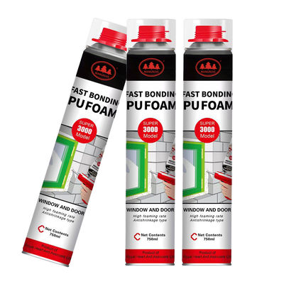 Giá tốt. OEM 750ml Wholesale White Polyurethane Mounting Pu Foam Sealant trực tuyến