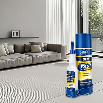 Power Factory OEM AB Super Glue với Activator Fast Spay Adhesive và Cyanoacrylate Adhesive Gỗ Sắt nhanh