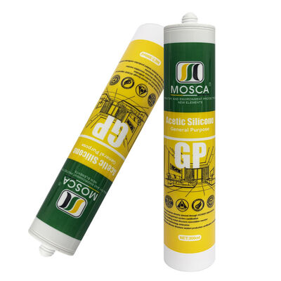 Chống thấm nước Gp Acid Clear Silicone Sealant Cửa sổ phòng tắm Nhà bếp