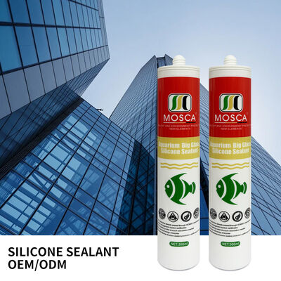300ml Chất kết dính silicone màu trắng Đá và Ngói Liên kết cao Chất kết dính silicone trung tính